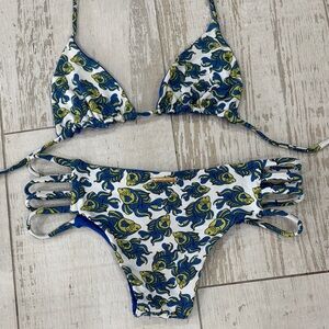 Fish Print Bikini Set San Lorenzo